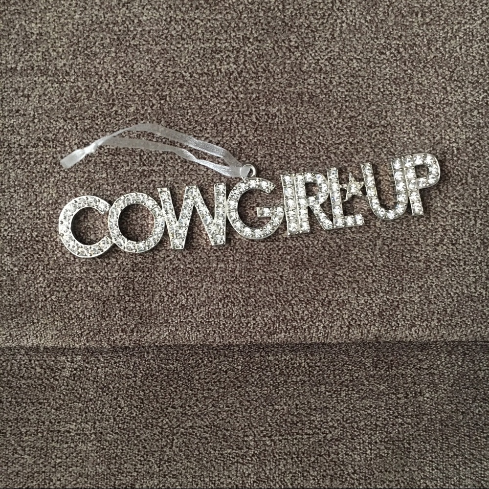 Cowgirl Up Ornament - Crystal Bling - Christmas
